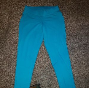 Torrid Legging NWOT THICK waist band STRETCHY blue